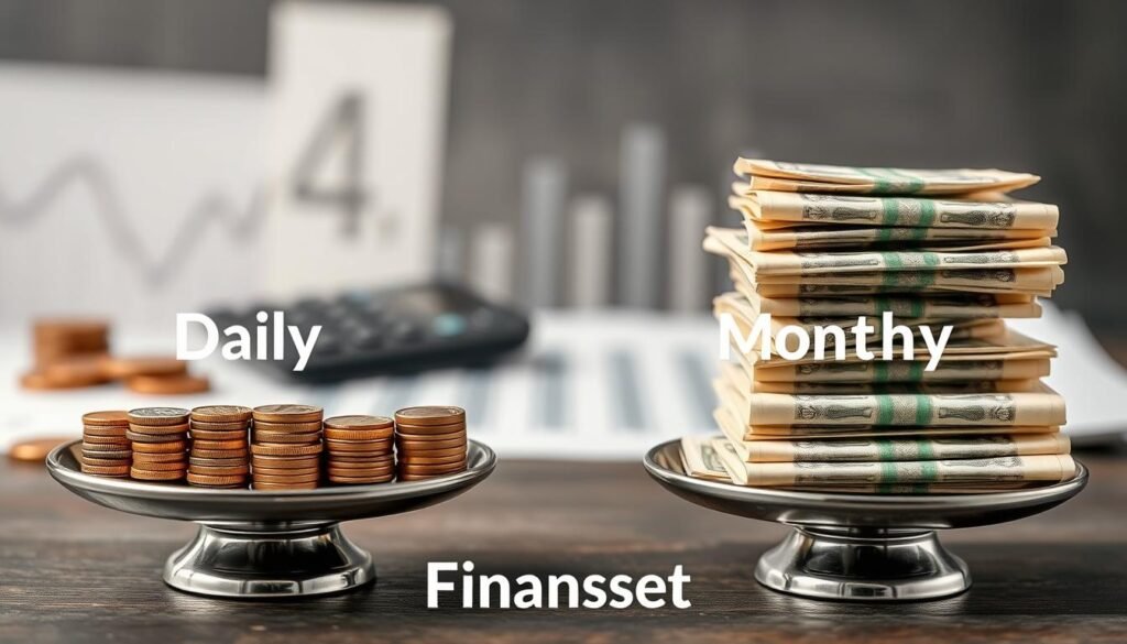 daglig vs. månedlig rente